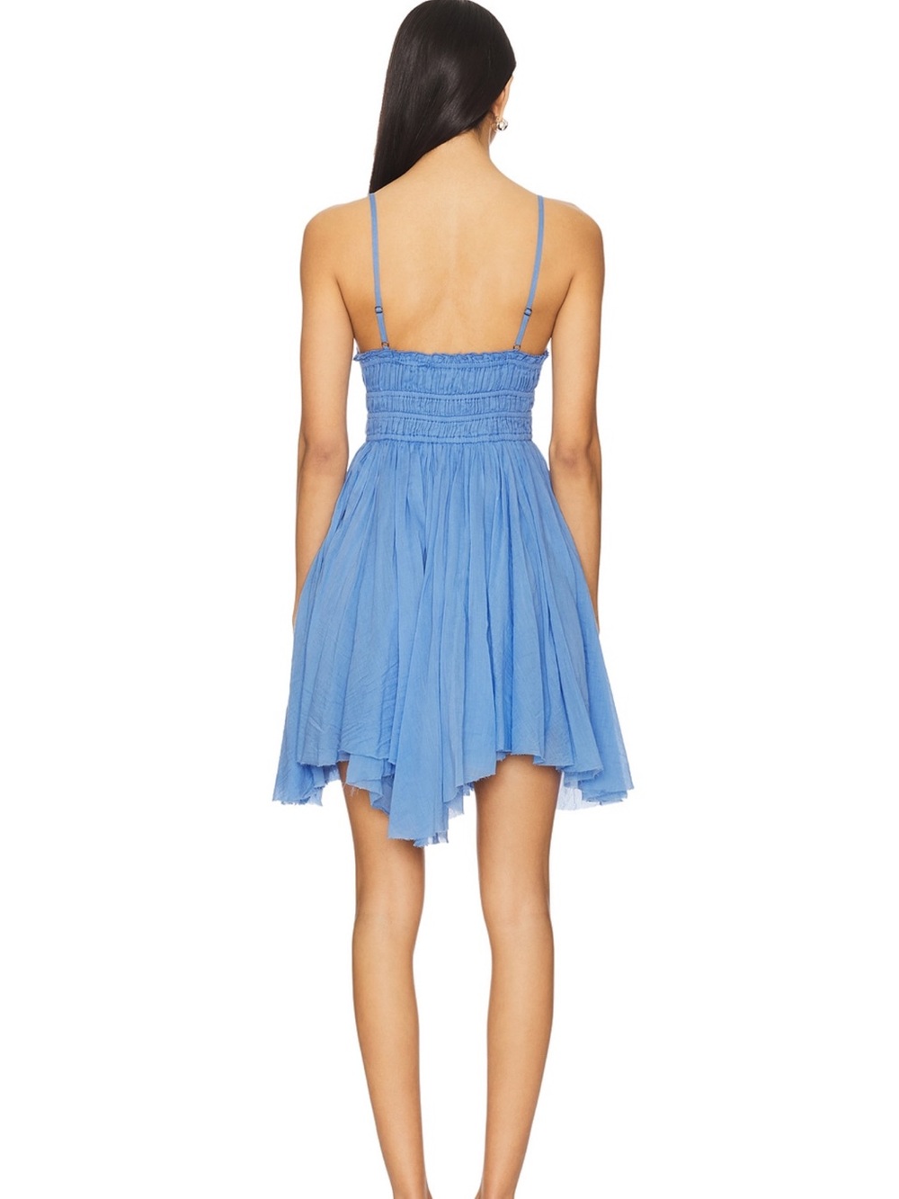 Free People Delia dress in Blue Vista - Picture 3 of 4